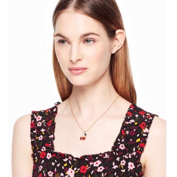 KATE SPADE • Ma Chérie Cherry Necklace - Picture 2 of 5